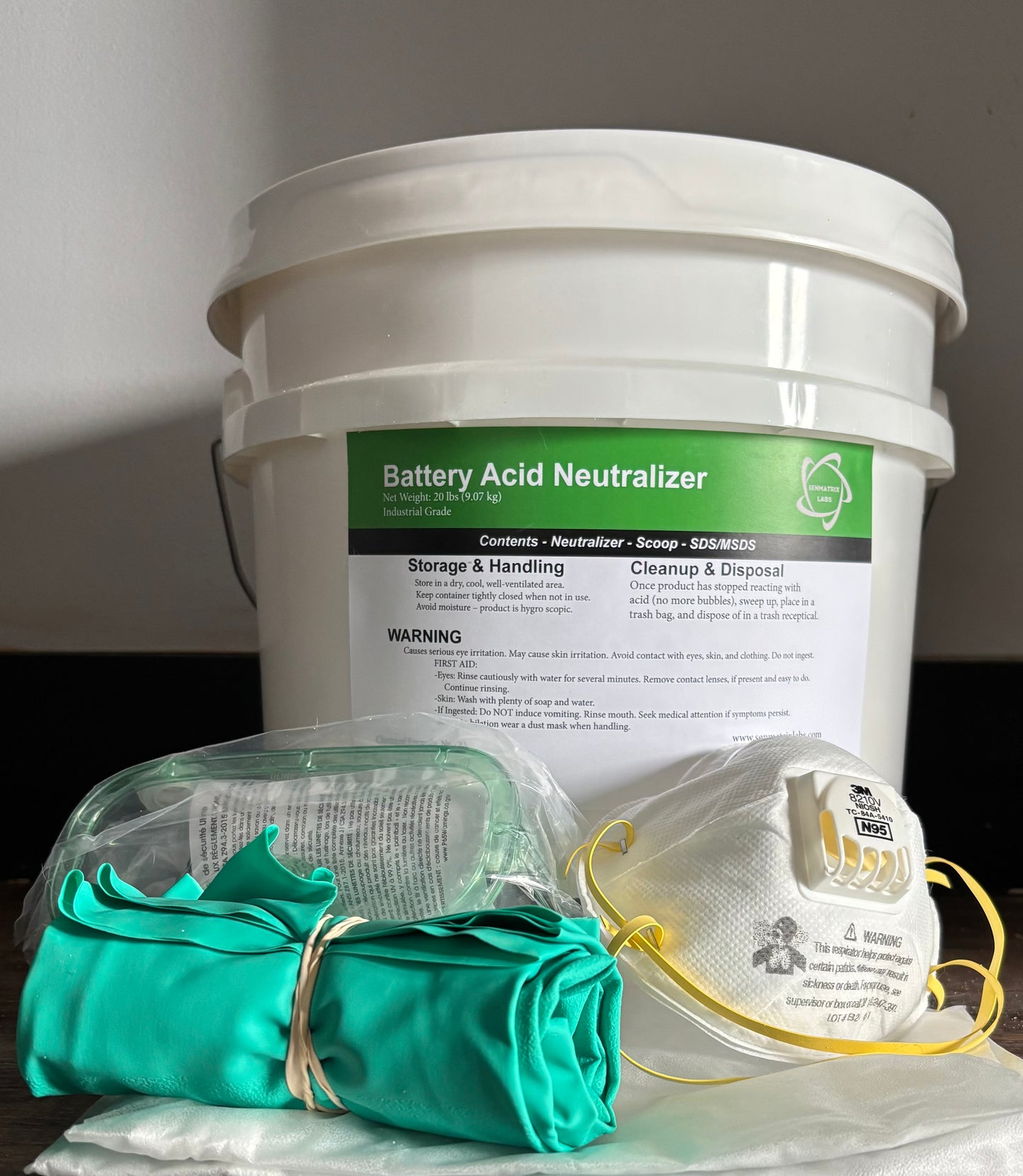 SPKNSA016G3.5-Battery Acid Spill Clean Up Kitt