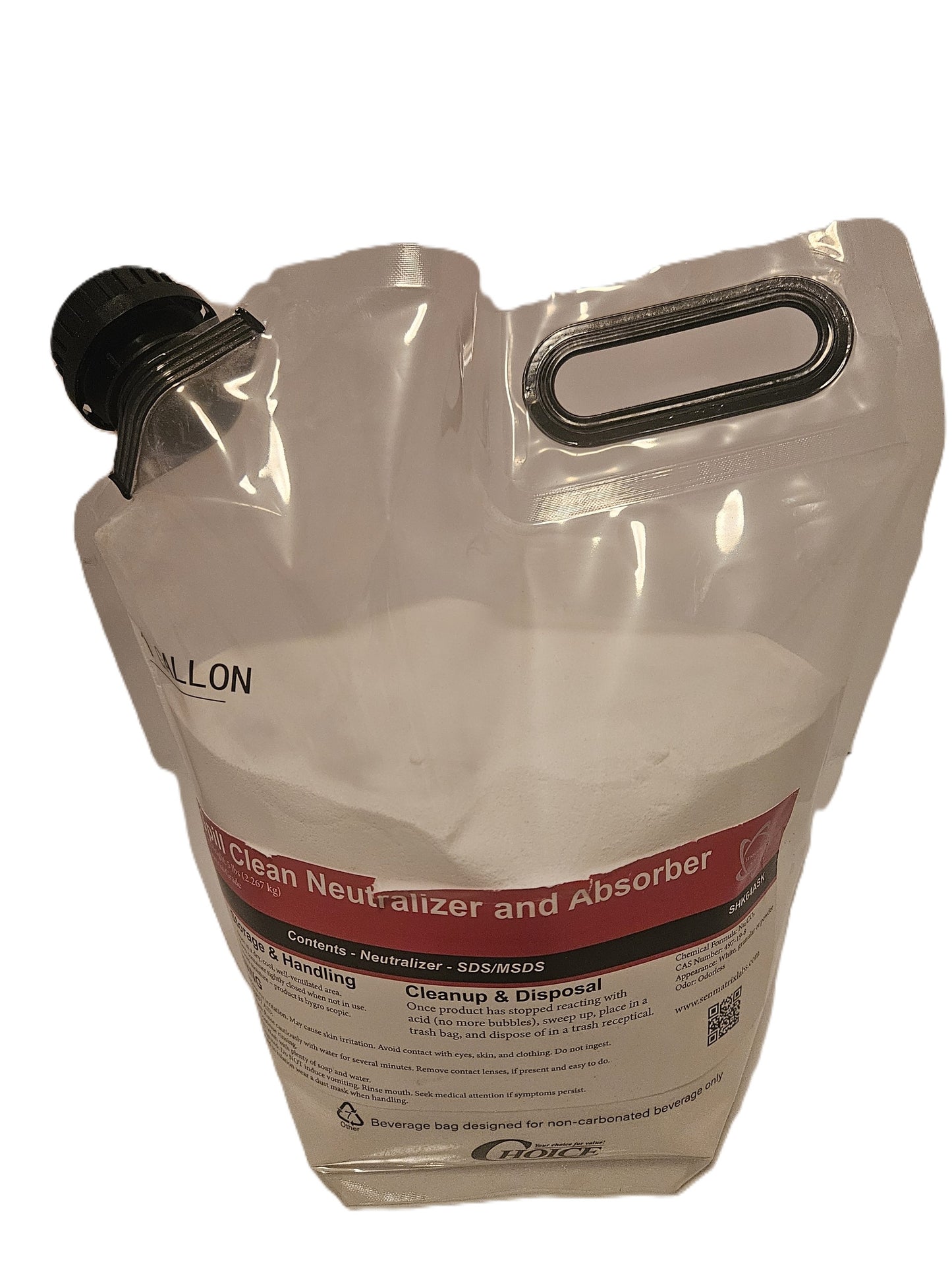 1 Gallon DENSE NEUTRALIZER BAG ONLY